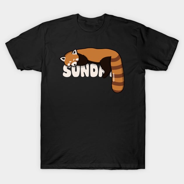 Funny Sunday T-Shirt by Luna Illustration